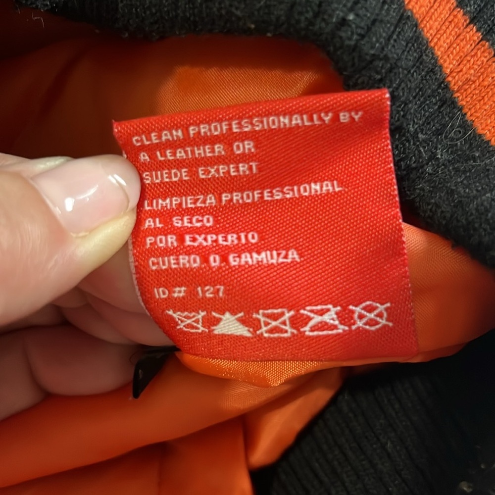 NFL Super Rare Bengals Suede/Leather Jacket Size Large - Picture 9 of 12